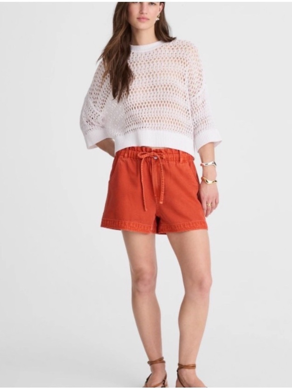Madewell Tie Waist Shorts Size XS